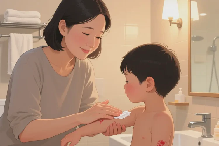儿童四肢偶尔长湿疹可以根治吗(图1)