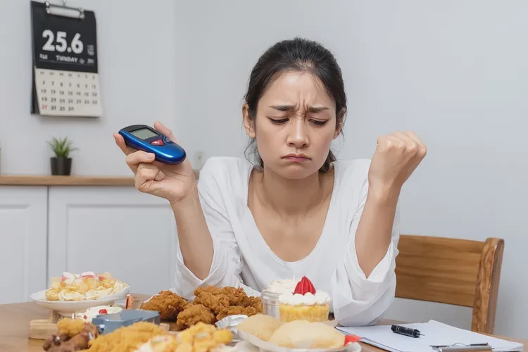 32岁晚餐血糖25.6是怎么回事(图1)
