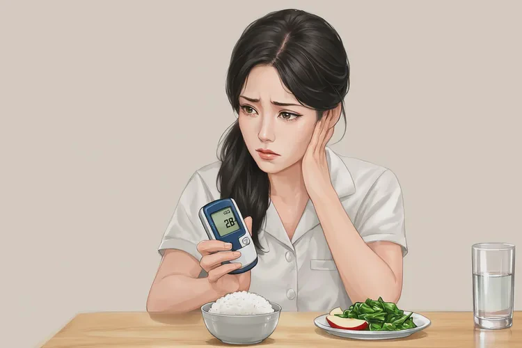 32岁晚餐血糖28.2是怎么回事(图1)
