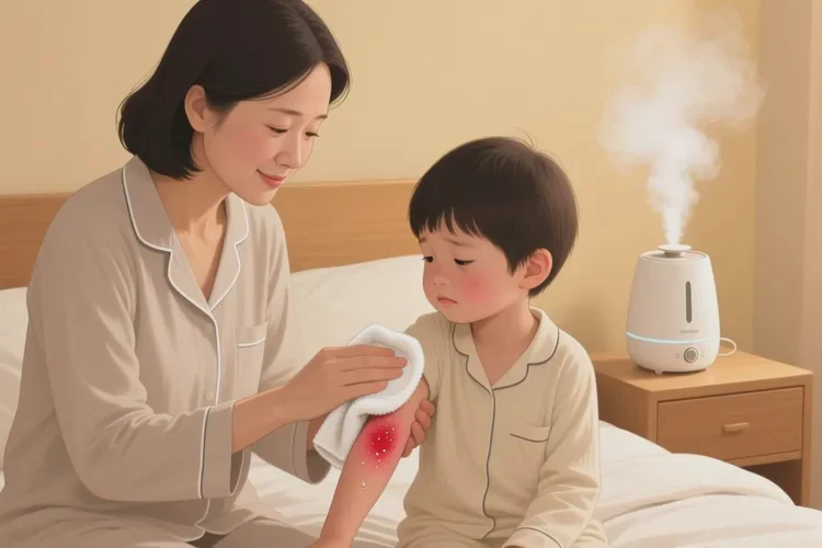儿童四肢经常长湿疹可以根治吗(图1)