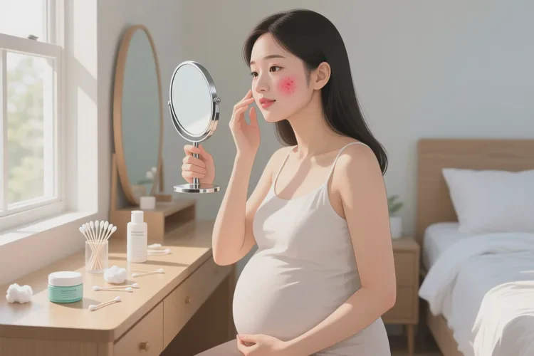 孕妇脸上偶尔起湿疹可以根治吗(图1)
