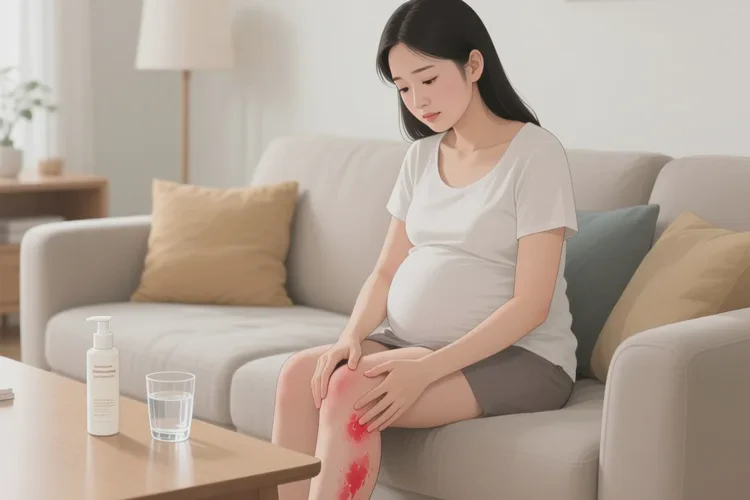 孕妇小腿长湿疹可以根治吗(图1)