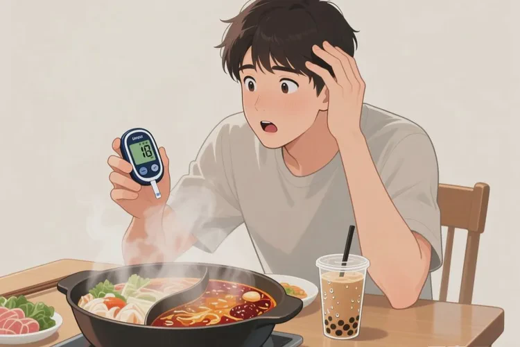 30岁晚餐血糖23.7是怎么回事(图1)