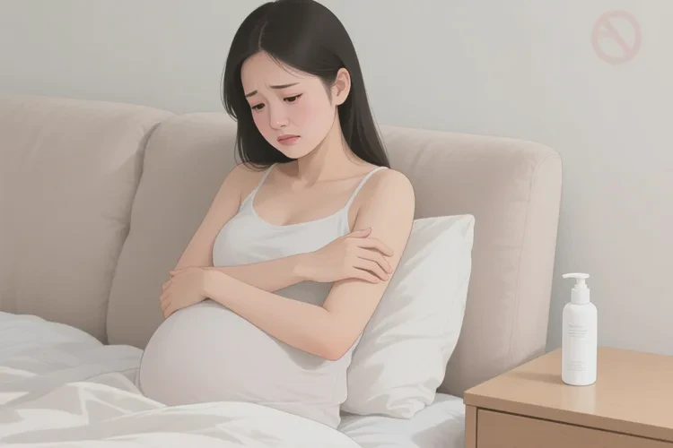 孕妇手臂偶尔起湿疹可以根治吗(图1)