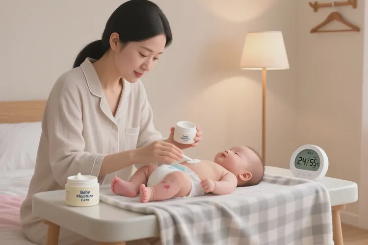 新生儿大腿经常起湿疹可以根治吗(图1)
