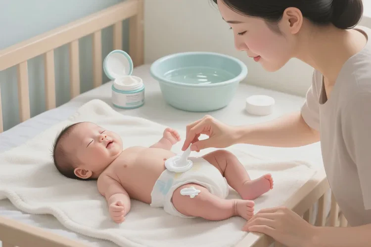 新生儿大腿偶尔起湿疹可以根治吗(图1)