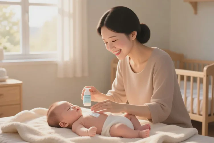 新生儿脸上长湿疹可以根治吗(图1)