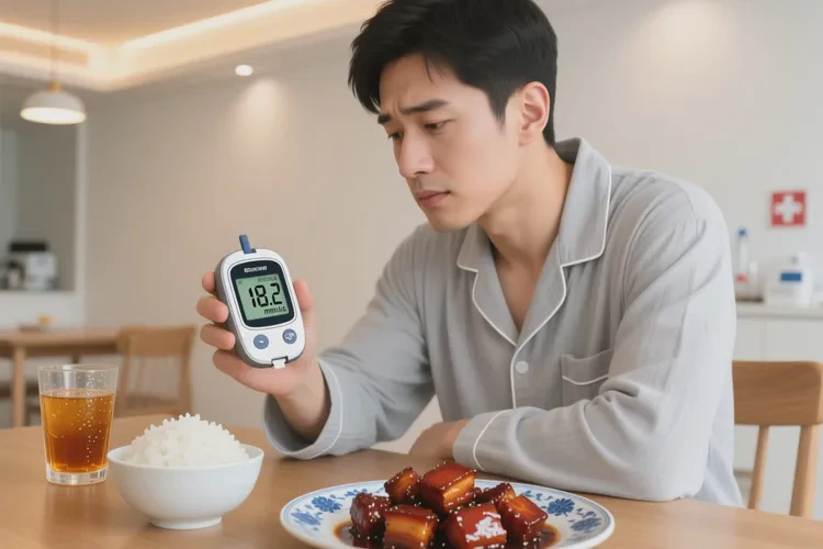 32岁晚餐血糖15.9是怎么回事(图1)