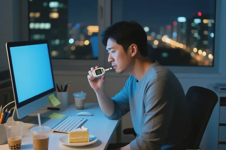 32岁晚餐血糖25.2是怎么回事(图1)