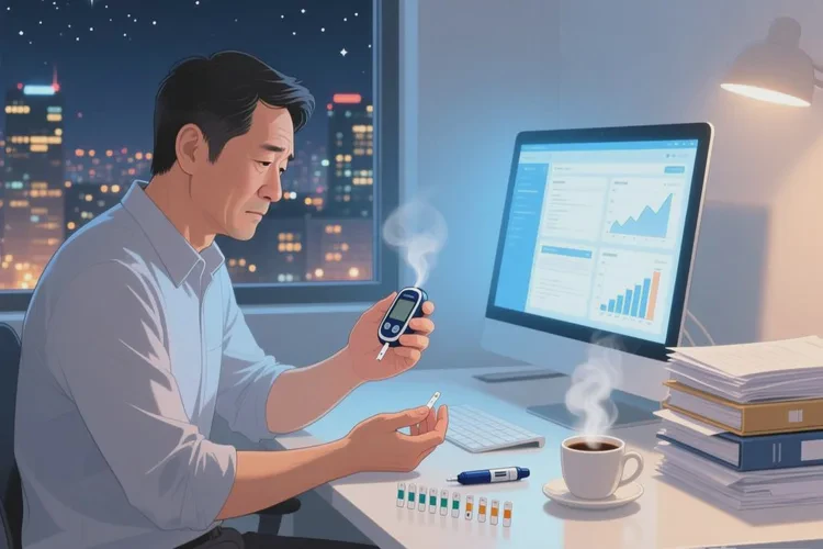 35岁晚上血糖7.7是怎么回事(图1)
