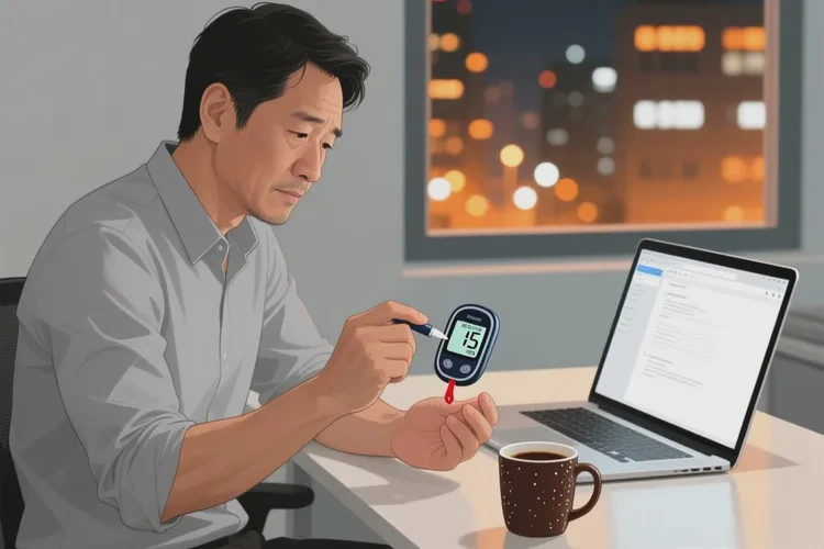 35岁晚上血糖8点2是怎么回事(图1)