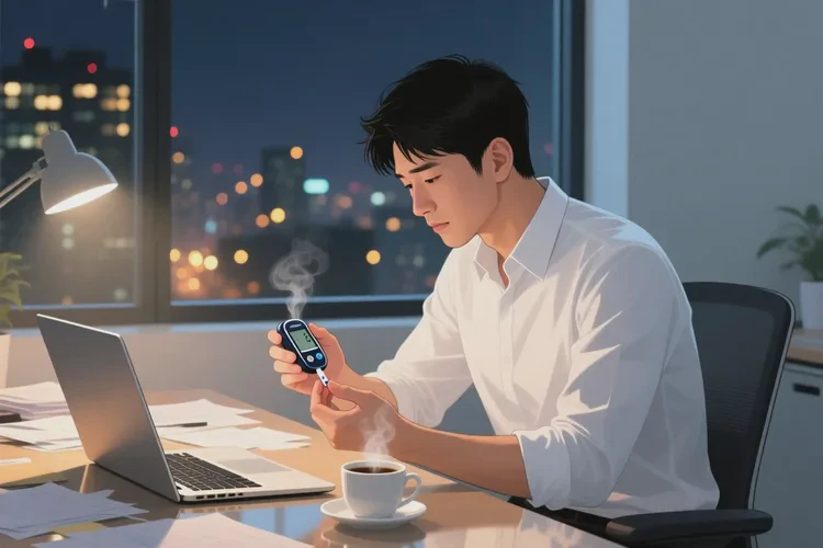 35岁晚上血糖10.3是怎么回事(图1)
