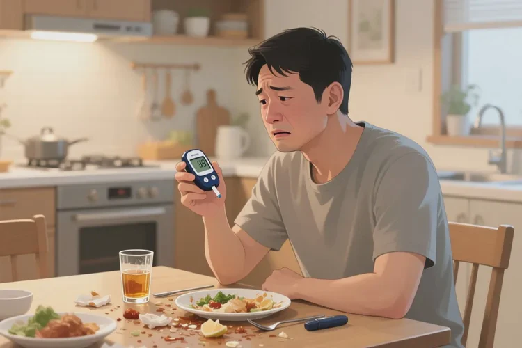 37岁晚餐血糖29.6是怎么回事(图1)