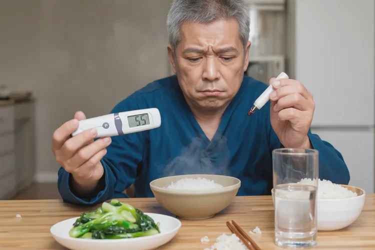 45岁晚餐血糖15.6是怎么回事(图1)