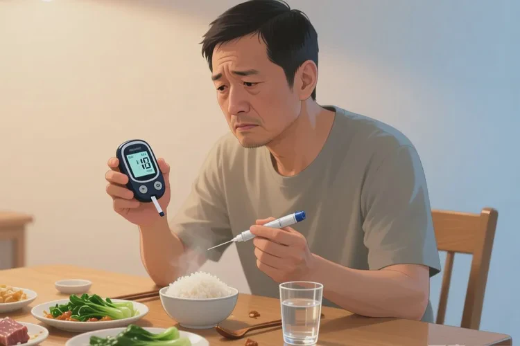 37岁晚餐血糖26.4是怎么回事(图1)
