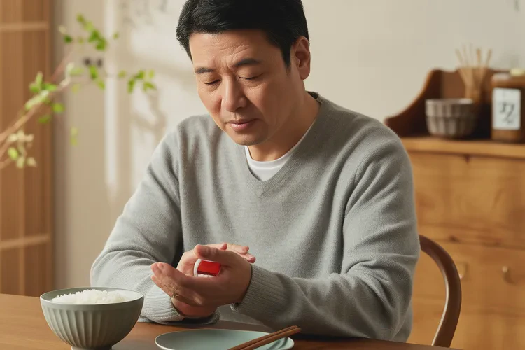 45岁晚餐血糖23.1是怎么回事(图1)