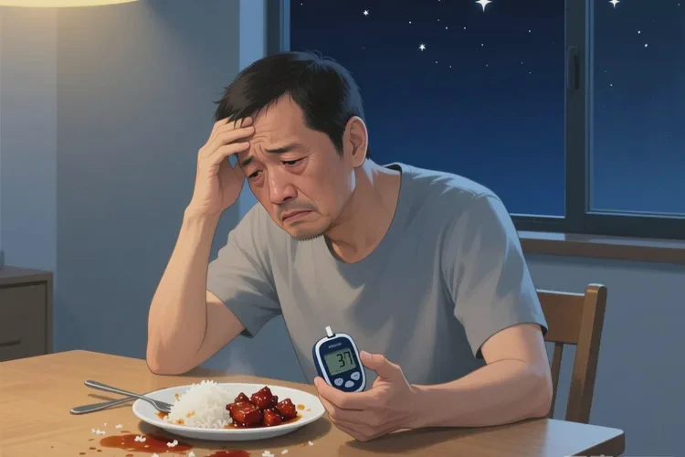 37岁晚餐血糖25.2是怎么回事(图1)