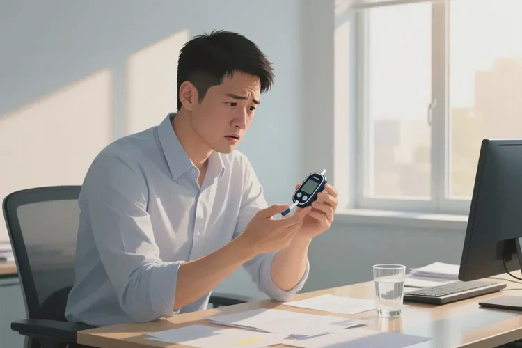 38岁下午血糖21.4是怎么回事(图1)
