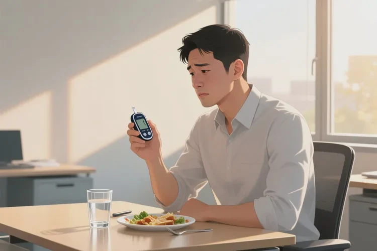 38岁下午血糖12点8是怎么回事(图1)