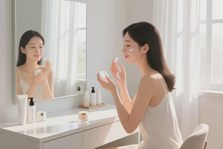 女生面部偶尔长湿疹可以治愈吗(图1)